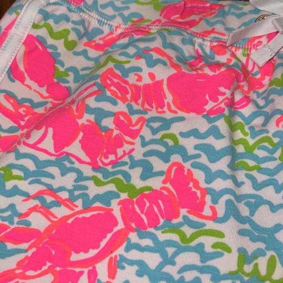 Lilly Pulitzer girls little skipper popover & chrissy shorts lobstah roll L NWT - Picture 3 of 13